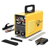 haxiaoer ARC140 Elektroden Schweißgerät – 140 A 230V IGBT DC Inverter Schweißgerät mit Lift TIG, LED-Anzeige, Anti-Stick, Hot Start, ARC Force, 10 Rods