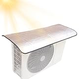 Magnetische Split-Klimaanlagenabdeckung | AC-Abdeckungen für den Außenbereich wasserdichter Schutz | Outdoor-Regenplane mit Magnet, UV-Schutz, Sonnenschutz, Winterhaus AC-Schutz, wetterfeste