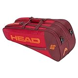 HEAD Core 6R Combi Tennistasche, rot, 6 Racquets