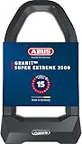 ABUS Bügelschloss Granit Super Extreme 2500/165HB230 - gegen Sägeangriffe mit Winkelschleifern spezialisiertes Fahrradschloss für Fahrrad und E-Bike - Sicherheitslevel 15+, mit USH2500