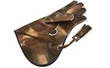 Herren hochwertige double layer Weiche Leder Falknerei Handschuh/Vogel Handhabung Handschuh/Tier Handschuh, Gr. XL