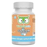 Calcium Kapseln - 120 mg - hochdosiert - Qualität aus Deutschland - Calciumcarbonat ohne Zusätze - vegan - laborgeprüft - für Kinder geeignet - 120mg elementares Kalzium/Calzium - Vitamineule®