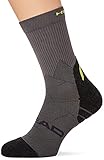 HEAD Unisex Head Unisex Crew (1 pakk) Hiking Socks, Fluor Yellow, 43-46 EU