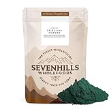 Sevenhills Wholefoods Spirulina Pulver Bio 200g - natürliche Entgiftung, Detox, verarbeitet unter strenger Qualitätskontrolle