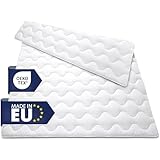 Warme Winterdecke 135x200 als Schlafdecke - Bettdecke für Allergiker geeignet - Weiche Steppdecke - Besonders Flauschig & waschbar bei 60°
