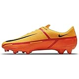 Nike Unisex Phantom GT2 Academy FG/MG Soccer Shoe, Orange/Black, 41 EU