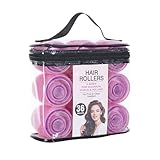our fave Lockenwickler-Set, selbsthaftend, 36-teiliges Lockenwickler-Set mit 4 Größen für Volumen auf langem, kurzem, dickem oder feinem Haar