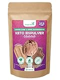 Simply Keto Lower-Carb* Schoko Eis Mix - Cremiges Eis ohne Zuckerzusatz mit nur 2,6 g Netto-Kohlenhydrate - ohne Maltit - Glutenfrei, sojafrei & ketogen - für 10 Portionen (100 g)