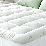 Niagara Bambus Matratzen Topper 90x200cm, kühlend, atmungsaktiv für Rückenschmerz-Linderung, Tiefe Taschen für 20-50 cm Matratzen