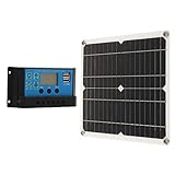 RV-Solarpanel, Dual-USB-Anschluss, 12 W Mono-Solarbatterieladegerät, geregelter Ausgang, intelligente Steuerung für Anhänger(#2)