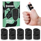 EDNYZAKRN 5Pcs Daumenschienen für Schnellender Finger - Arthritis, Finger Unterstützung für Zeigefinger - Mittelfinger - Ringfinger - kleinefinger (Schwarz)