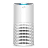 Luftreiniger für Zuhause Schlafzimmer, Ture Filtres haute efficacité, 360° 3-lagige Filtration, flüsterleiser Desktop-Luftreiniger für kleinen Raum, entfernen Sie Rauch, Allergien und