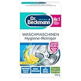 Dr. Beckmann Waschmaschinen Hygiene-Reiniger | Maschinenreiniger mit Aktivkohle | entfernt unangenehme Gerüche | 250 g