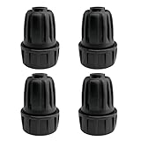 Palaufr Tropfbewässerung Schlauchverbinder, Leckdichte Adapterkomponenten 4 Stück, Tropfsystem Teile, Für Die Anwendung In Parks Ackerland Terrassen Außenbereich Gewerbe Balkon