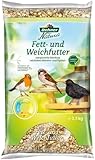 Dehner Natura Premium Wildvogelfutter, Fettfutter / Weichfutter, Ganzjahresfutter artgerecht / kraftspendend , hochwertiges Vogelfutter für Wildvögel, 2.5 kg