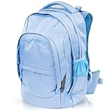 hejlite Ergonomischer Schulrucksack | Flexibel anpassbarer Rucksack mit Brust- & Hüftriemen | Schultasche für Jungen & Mädchen | Ideal für Schule, Reisen & Outdoor | Blau