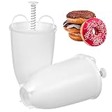 AMUSLESUR 2 Stück Donut Backform aus Lebensmittelechtem Manuelles Backwerkzeug für Einfache DIY Donuts Muffins und Kuchen Praktische Küchenform für Schnelles Backen