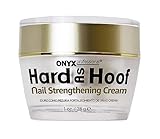 Hard As Hoof Nail Strengthening Cream with Cherry Almond Scent Nail Strengthener & Nail Growth Cream Prevents Splits, Chips, Cracks & Strengthens Nails, 1 oz by Hoof