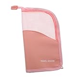 Gogogmee Kosmetiktasche mit Reißverschluss Tragbarer Makeup Pinsel Organizer Wasserdichtes Leichtes Schminketui für Reisen und Alltag Multifunktionale Aufbewahrungstasche für Kosmetik und