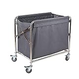 Mehrzweckwagen, tragbarer Aufbewahrungswagen für Küche, Hotel, Bettwäsche und Zuhause, ideal für den gewerblichen Gebrauch, platzsparendes Design, einfache Mobilität
