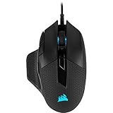 CORSAIR NIGHTSWORD RGB Wired Tunable FPS/MOBA Gaming Mouse - 18.000 DPI - 10 Programmierbare Tasten - Gewichtssystem - iCUE-Kompatibel - PC, Mac, PS5, PS4, Xbox - Schwarz