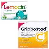 Grippostad C Stickpack & Lemocin ProHydro 20 Lutschtabletten Sparset bei Erkältungen