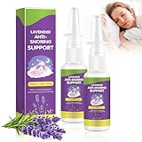 Pardofelis 2 Stück Anti Schnarch Spray, Anti Schnarch Nasenspray 30 ML, Anti Snoring Spray, Wirksame Schnarcherlinderung, Verbessert die Atmung, Verhindert unangenehme Schnarchgeräusche