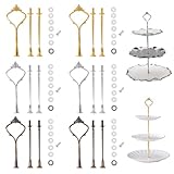 HXSYKJDM 6 Set Etageren Stangen Set, Etageren Stangen, Etagere Bastelset Etagere Basteln Etagere Bausatz Stab für Etagere