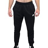 Nike Herren Sportswear Club Fleece Jogginghose, Black/Black/White, L EU