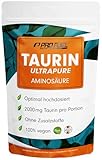 Taurin Pulver 1kg - optimal hochdosiert mit 2000 mg Taurin...
