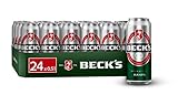 BECK'S Pils Dosenbier, Sortenreines Dosen-Set, EINWEG (24 x...