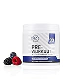 Pre-Workout Pulver – Performance Blend mit 4000 mg L-Citrullin pro Portion, Beta-Alanin, Betain & Koffein (200 mg) – Energie, Fokus & Ausdauer, Zuckerfrei, Vegan – Mix Berry Geschmack – 30 Portionen
