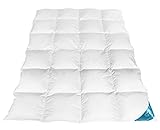 Daunendecke Winterdecke Extra Warm Daunen Decke Daunen Steppdecke Gänsedaunen NEU 100% Natur, Öko-Tex Zertifiziert - 135x200 1600gr.