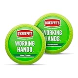 O'Keeffe's Working Hands, 96g Tiegel 2 Pack - Handcreme für extrem trockene, rissige Hände | Erhöht sofort den Feuchtigkeitsgehalt, bildet eine Schutzschicht und verhindert Feuchtigkeitsverlust