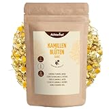 Kamillenblüten getrocknet lose 500g | ganze Kamillenblüten getrocknet | Kamillentee aus Blüten-Köpfen | 100% natürlich | leicht bitterer und milder Geschmack | vom Achterhof