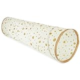 Bieco XXL Krabbeltunnel Dots ab 1 Jahr | 180 x 46 cm | Spieltunnel Kind und Baby | Farbenfroh | Tunnel Kinder | Spielzelt | Hundetunnel | Hunde Spieltunnel |Krabbeltunnel Baby