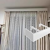 Generisch Verdunkelungsvorhang, Querbehang, Volant, dekorative Fensterbehandlung, Gesimskasten, 5,5 m hohe Vorhangabdeckung, Keine Schienen erforderlich für Elegante Wanddekoration