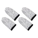 VICASKY 2 Paar Haustier Zahnpflege Fingerzahnbürsten aus Weichem Material Schwarz Sanfte Hunde Katzen Zahnreinigung Antibakteriell für Welpen und Kleine Haustiere