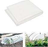 STOUCLA Transparent Gewächshausfolie, Plastic Film,Reißfest Treibhausfolie, für Gartenarbeit Treibhaus Folientunnel,2x3m