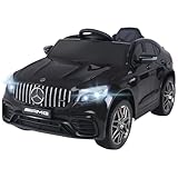 Actionbikes Motors Kinder Elektroauto Mercedes Benz AMG GLC 63S Coupé | Fernbedienung mit First Funktion - Lizenziert - Kinderauto elektrisch - Elektrofahrzeuge - Auto für Kinder ab 3 Jahre (Schwarz)