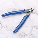 Xiuganpo Xiuganpo Kompakte Seitenschneider, Drahtkabelschneider, Werkzeug für Modellbau, Angeln, ABS + Stahl, Dunkelblau, 1 Stück (Neue 170) (Dunkelblau ohne LOGP)