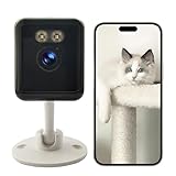 2MP WiFi HD Wasserdichte Kabellose Sicherheitskamera For Den Innen- Und Außenbereich Nachtsicht Bewegungserkennung Zweiwege-Audio YI Lot App Cloud-/SD-Speicher Heimüberwachung(Cam Add 64GB Card)