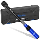 ALAIAL 1/2 Zoll Drehmomentschlüssel, ±3% Fehlergenauigkeit 20-220Nm 72 Zähne Drehmomentschlüssel für Fahrrad, Motorrad und Auto Zündkerzenwechse