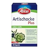 Abtei Artischocke Plus Kapseln - zur Unterstützung des Leber-Galle-Systems und der Verdauung, 30 Stück