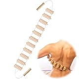 Massageroller Rücken mit Griff, Anti Cellulite Massagegerät Massage Holz Rücken Massageroller Massageroller Cellulite-Massageroller für Nacken, Beine, Rücken, Körper(100 x 7,5 CM)