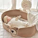 Yuehuamech Baby Moses Basket Portable Baby Bed Handheld...