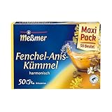 Meßmer Fenchel-Anis-Kümmel | 50 Teebeutel | Vegan |...
