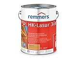 Remmers HK-Lasur 3in1 eiche hell, 5 Liter, Holzlasur aussen, 3facher Holzschutz mit Imprägnierung + Grundierung + Lasur, Feuchtigkeit- und UV-Schutz