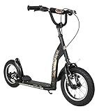 BIKESTAR Roller Kinderroller Tretroller Kickscooter mit...