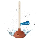 kör4u Pömpel 140mm optimal geeignet für die Toilette, für Bad, Küche, Dusche und Toilette, mit starker Saugleistung